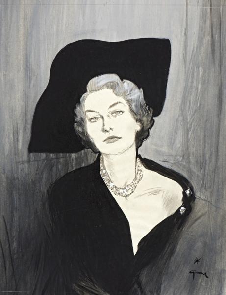 Portrait de Nicole Alphand, circa 1958